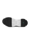 Adley Way Sneakersy „White Nubuck and Grey”