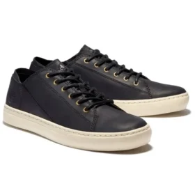 Adventure 2.0 Oxford Sneakersy „Czarne Sneakersy z licowej skóry”
