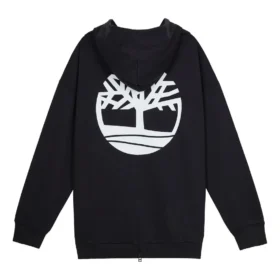 Bluza z kapturem Back Tree Logo „Navy”