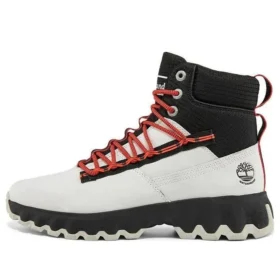 GreenStride Edge Waterproof Wide Fit Botki „White Nubuck”