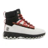 GreenStride Edge Waterproof Wide Fit Botki „White Nubuck”