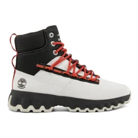 GreenStride Edge Waterproof Wide Fit Botki „White Nubuck”