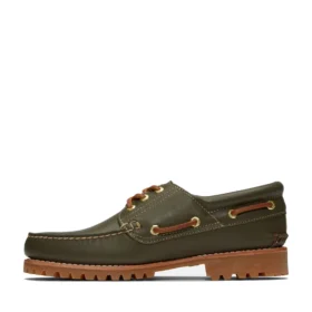 Ręcznie szyte buty żeglarskie Timberland x Aim Leon Dore z trzema oczkami i grubym bieżnikiem „Grape Leaf”