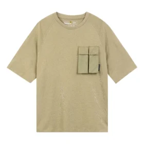 T-shirt z kieszenią „Light Khaki”