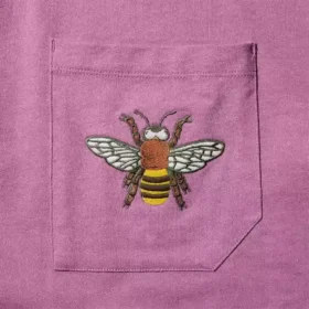 T-shirty Timberland x Billionaire Boys Club „Bee Line Pocket” „Purple”