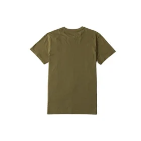 Timberland Casual z nadrukiem, szorty, okrągły dekolt, zielone