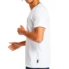 Timberland SS20 CoolMax Logo Szorty z krótkim rękawem i okrągłym dekoltem, białe
