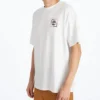 Timberland SS20 koszulka z nadrukiem, okrągły dekolt, szorty, biała