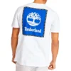 Timberland SS20 z nadrukiem logo, szorty, białe