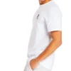 Timberland SS20 z nadrukiem logo, szorty, białe