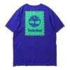 Timberland SS20 z nadrukiem logo, szorty, niebieska