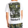 Timberland SS20 z nadrukiem, szorty, białe
