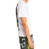 Timberland SS20 z nadrukiem, szorty, białe