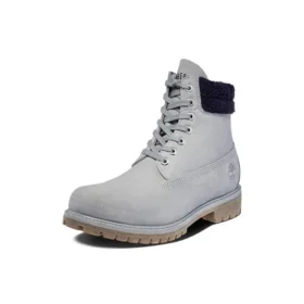 Wodoodporne 6-calowe buty z podwójnym kołnierzem „Grey Furry Blue” Wodoodporne 6-calowe buty z podwójnym kołnierzem „Grey Furry Blue”