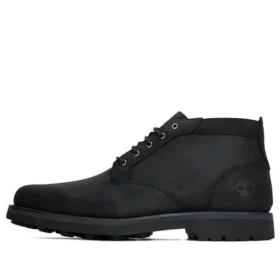 Wodoodporne botki chukka Crestfield „Czarny Full Grain”
