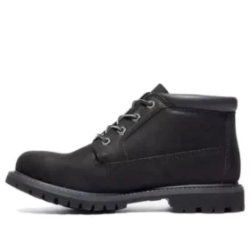 Wodoodporne botki chukka Nellie „Czarny nubuk”