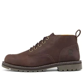 Wodoodporne botki chukka Redwood Falls o szerokim kroju „Brązowy Full Grain”