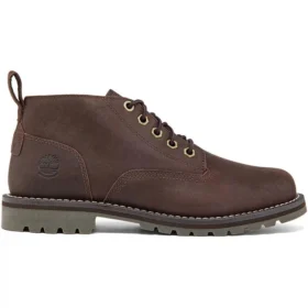 Wodoodporne botki chukka Redwood Falls o szerokim kroju „Brązowy Full Grain”