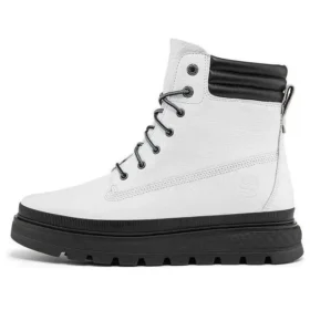 Wodoodporne botki GreenStride Ray City o szerokim kroju „White Full Grain” Wodoodporne botki GreenStride Ray City o szerokim kroju „White Full Grain”