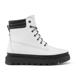 Wodoodporne botki GreenStride Ray City o szerokim kroju „White Full Grain” Wodoodporne botki GreenStride Ray City o szerokim kroju „White Full Grain”