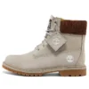 Wodoodporne botki Heritage 6-Inch o szerokim kroju „Beige Nubuck with Camo”