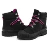 Wodoodporne botki Holiday Luxe „Czarny Nubuck”