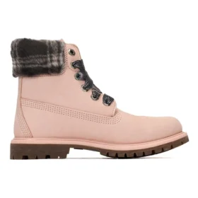 Wodoodporne botki Lindon Woods 6-Inch Boot „Różowy nubuk i czarny kołnierz z nadrukiem”