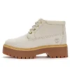 Wodoodporne botki sznurowane Stone Street Mid „White Nubuck”