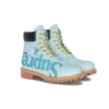 Wodoodporne botki Timberland x Supreme 6-Inch „Blue with Logo”