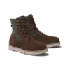 Wodoodporne botki Vibram z skóry i tkaniny „Brązowy Suede”