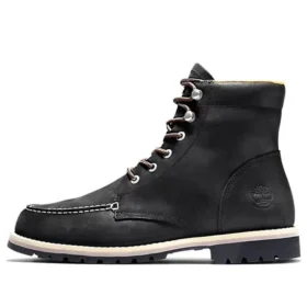 Wodoodporne botki z noskiem typu moc-toe Redwood Falls „Czarny Full-Grain” Wodoodporne botki z noskiem typu moc-toe Redwood Falls „Czarny Full-Grain”