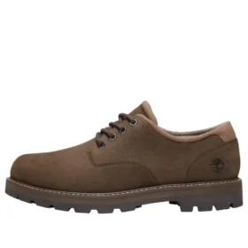 Wodoodporne skórzane buty Britton Road „Brązowe”