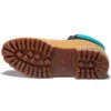 Wysokiej jakości 6-calowe wodoodporne botki „Pszeniczny Nubuck with Black and Blue Collar”