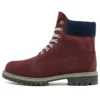 Wysokiej jakości 6-Inch Waterproof Boot „Burgundy Nubuck”