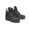 Wysokiej jakości 6-Inch Waterproof Boot „Czarny nubuk z szarym kołnierzem w kamuflażu”