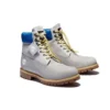 Wysokiej jakości 6-Inch Waterproof Boot „Szare z niebieskim kołnierzem”