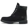Wysokiej jakości 6-Inch wodoodporne buty o szerokim kroju „Czarny Nubuck”