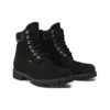 Wysokiej jakości 6-Inch wodoodporne buty o szerokim kroju „Czarny Nubuck”