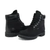 Wysokiej jakości 6-Inch wodoodporne buty o szerokim kroju „Czarny Nubuck”