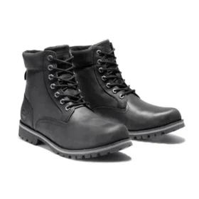 Wytrzymałe, wodoodporne 6-Inch Bootki „Czarny Full Grain” Wytrzymałe, wodoodporne 6-Inch Bootki „Czarny Full Grain”
