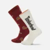 Zestaw 2 par skarpetek Timberland® z nadrukiem na całej powierzchni Zestaw 2 par skarpetek Timberland® z nadrukiem na całej powierzchni